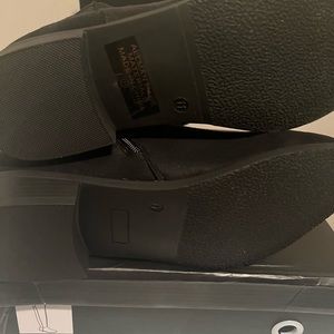 Fashion Nova size 11 Black over the knee boots